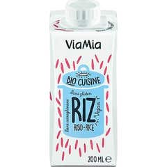 ViaMia Crème de Lait de Riz à la Noix de Coco Bio Sans Gluten 200ml