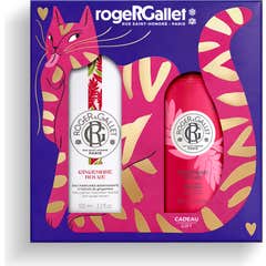 Roger & Gallet Coffret Eau Parfumée Bien-être Gingembre Rouge 100ml + Lait Corporel
