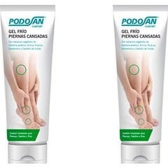 Podosan Gel Froid Jambes Fatiguées 2x250ml