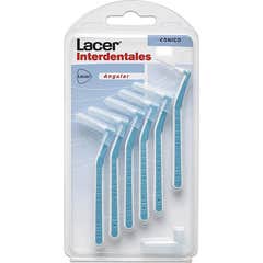 Lacer® Brosses interdentaires angulaires coniques 6 unités Lacer® Brosses interdentaires angulaires coniques 6 unités