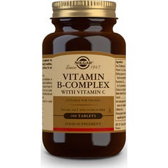 Solgar Vitamin B-Complex Avec Vitamine C 100 Comprimés