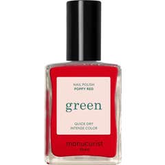 Manucurist Green Vernis à Ongles Poppy Red 15 ml