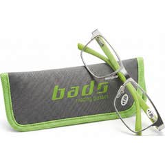 Lunettes de lecture Bads Argent-Vert +2.0 1pc