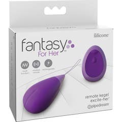 Fantasy For Her Egg-Massager Remote Control Excite-Her 1 pc