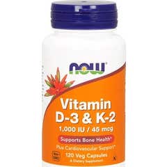 Now Foods Vitamine D-3 K-2 120caps