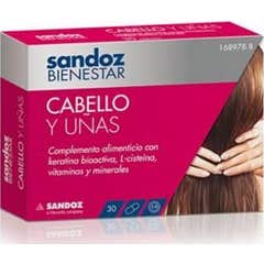 Sandoz Bienestar Cabellos Y Uñas 90 Caps