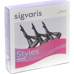 Sigvaris 2 Styles Collant Mosaique Noir Taille SL 1ut