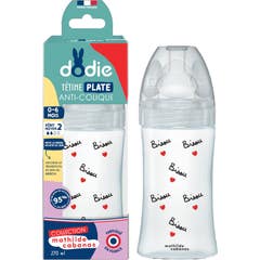 Dodie Biberon Tétine Plate Anti-Colique Mathilde Cab 270 ml 1 ut
