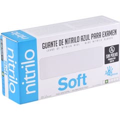 Gants nitrile sans poudre T Moyenne SOFT (632-092)