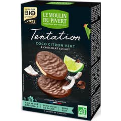 Le Moulin du Pivert Tentation Coco Citron Vert Bio 110g