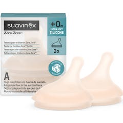 Suavinex Zero Zero Tétine Allaitement Anticolique +0m U S 2 Unités