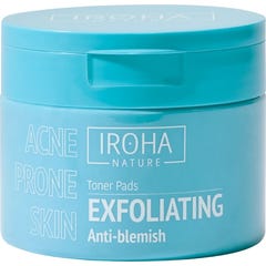 Iroha Nature Acne Prone Skin Disques Toniques Exfoliants 50 uts