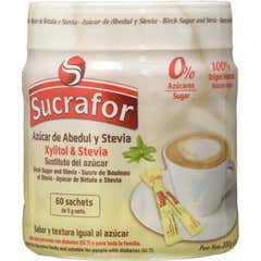 Sucrafor Bouleau et Stévia Sucre 60 Sachets