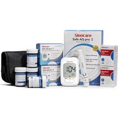 Sinocare Safe Aq Pro I Kit Glucomètr + 100 Bandelet + 100 Lancet