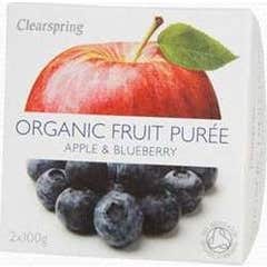 Clearspring Compote de pommes aux myrtilles 200g