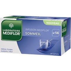 Mediflor Tisanes n°14 Troubles du Sommeil 24 sachets