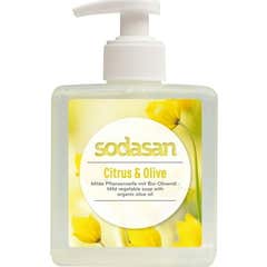 Savon Sodasan Citrus Olive Dosif 300 ml