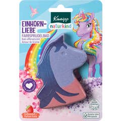 Kneipp Naturkind Bain Effervescent Amour de Licorne Fraise 1ut
