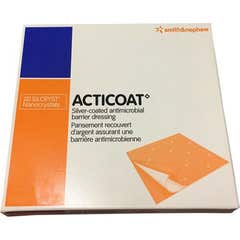 Smith &amp; Nephew Acticoat Acticoat Wrap 10x10cm Boîte 12uds