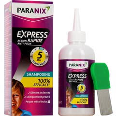 Paranix Shampooing anti-poux Express + Peigne 200 ml