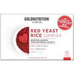 Gold Nutrition Levure de Riz Rouge Q10 Niacine 60caps