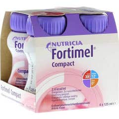 Nutricia Fortimel Compact Protéiné Fraise 4x125ml