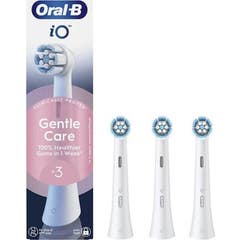 Oral-B Io Gentle Care Brossette Électrique Recharge Blanc 3 uts