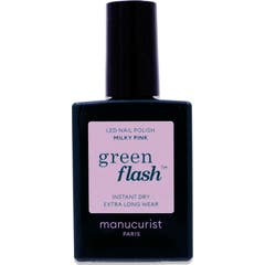 Manucurist Green Flash Vernis à ongles Milky Pink 15 ml