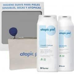 Atopic Leather Pack Shampooing Capillaire 200ml + Gel de Bain 200ml + Nécessaire
