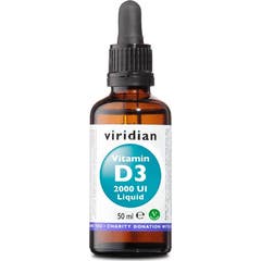 Viridian Vitamin D3 2000Ui Liquide 50ml
