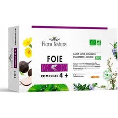 Flora Natura Complexe 4+ Foie 20 Ampoules