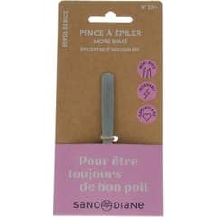 Sanodiane Pince à Épiler Biais 104 Mate 1 Unité