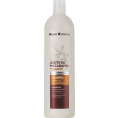 Thader Pharma Shampooing Cheveux Secs Lait de Macadamia et Karité 1 L