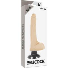 Basecock Vibrateur réaliste 2-1 Naturel 18.5cm 1pc