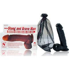 Dance Brave Man Natural Dildo 19cm 1pc