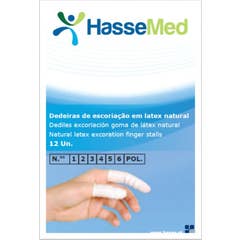 HasseMed Dedeira Escoriação em Latex Natural Nº3 12 Unidades