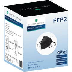 Cameron Medical Masque FFP2 Noir 50 Unités