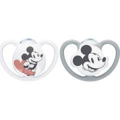 Nuk Space Mickey Soother 0-6M 2 Unités