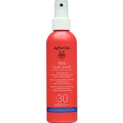 Apivita Bee Sun Safe Spray Hydra Fondant Ultra Léger Visage & Corps SPF30 200ml