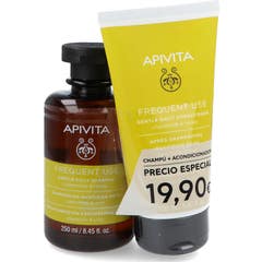 Shampooing et après-shampooing Apivita à usage fréquent