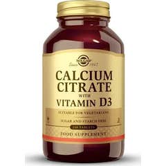 Solgar citrate de calcium avec de la vitamine D3 240comp
