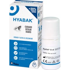 Gouttes oculaires Hyabak 15ml