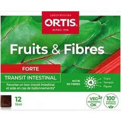 Ortis Fruits&Fibres Forte Transit Intestinal 12 Cubes