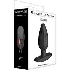 ElectraStim Silicone Noir Plug Anal Rocker Butt Medium 1ut