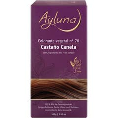 Ayluna - Teinture végétale pour cheveux No. 70 - Brun cannelle 100g