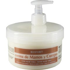Risfort Crème pour Mains et Corps Aloe Vera 500ml