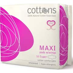 Cottons Organic Maxi Pads 10uts