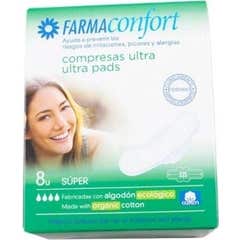 Tampons Farmaconfort Ultrafine 100% coton 8 pièces
