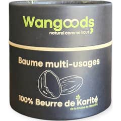 Wangoods Baume Multi-Usage Beurre de Karité Pur 120 gr