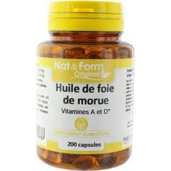 Nat Form Huile De Foie De Morue 200 Gélules